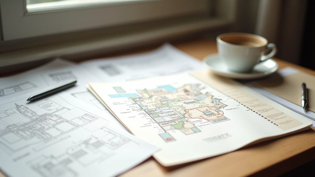 presidiomanagement kvartalo gidos kūrimo procesas su notelų ir žemėlapiais